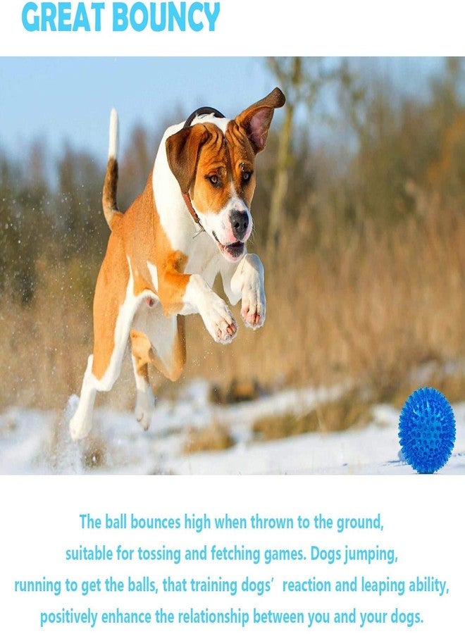 Pet Guard Squeaky Balls for Dogs Puppy Chew Toys Soft Stab Balls Cleaning Teeth Toys Play Balls with High Bounce for Large Medium Small Pet Dog 1 Piece (Color May Vary) - Image 5